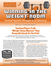 Winning In The Weight Room: Football-Specific Stre