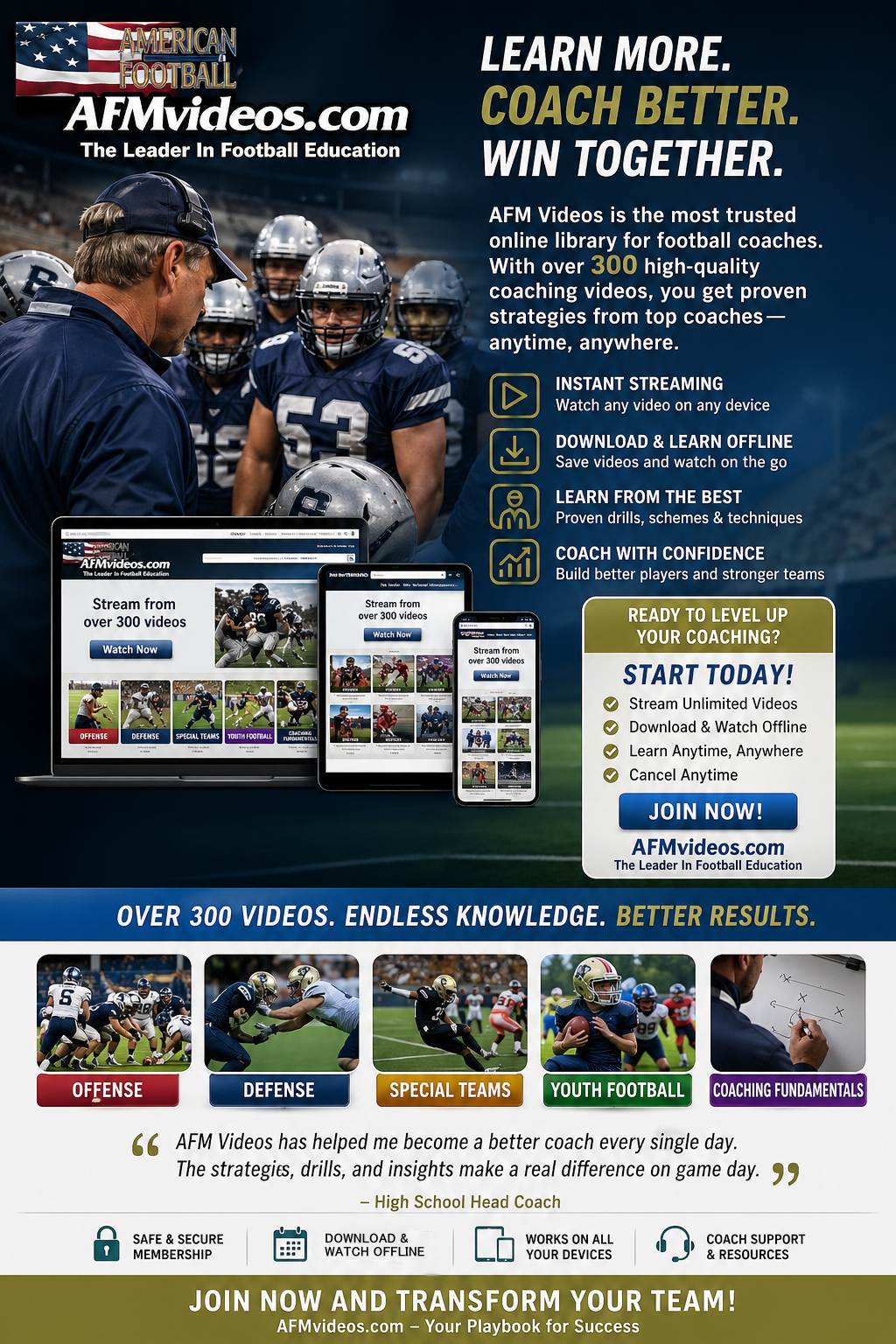 One Year  Membership to AFMVideos Streaming Service